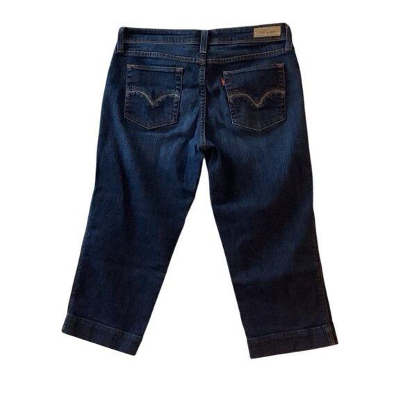 Levi's 545 Capri Mid Rise Denim Jeans Women’s Size 6 - Picture 2 of 10